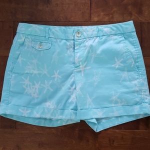 Banana Republic shorts with starfish pattern